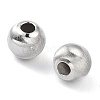 Anti-Tarnish Rhodium Plated 925 Sterling Silver Beads STER-K173-01B-P-2