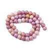 Ombre Effect Dyed Glass Beads Strands X-GLAA-T031-01O-10-3
