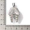 Non-Tarnish 304 Stainless Steel Pendants STAS-Z075-24P-3