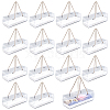 Rectangle Folding Paper & Plastic Storage Boxes with Polyester Rope Handle CON-WH0089-171B-01-1