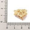 Brass Micro Pave Cubic Zirconia Box Clasps KK-U037-40G-C-3