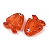 Transparent Glass Enamel Beads LAMP-U004-06Q-4