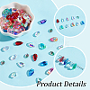200Pcs 10 Styles Transparent Glass Charms GLAA-GA0001-67-4