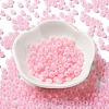 Imitation Jade Glass Seed Beads SEED-Z001-A-A10-2