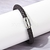 Braided Microfiber Leather Cord Bracelets BJEW-D304-13P-01-4