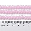 Baking Painted Imitation Jade Glass Bead Strands X-DGLA-A034-J8MM-A26-4