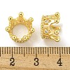 Brass European Beads KK-L075-020LG-3