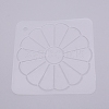 Matte PP Plastic Drawing Scale Template DIY-WH0210-48-1