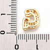 Brass Micro Pave Cubic Zirconia Charms KK-N254-217G-G-3