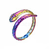 Snake Wrap Cuff Rings RJEW-N038-006-4