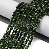 Natural Diopside Beads Strands X-G-G188-B14-02-2