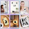 6 Sheets 6 Styles Mother's Day Self-Adhesive PVC Waterproof Picture Stickers DIY-WH0605-004-6