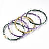 PVC Plastic Buddhist Bangle Sets BJEW-T008-09U-2