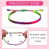 Braided Nylon Thread Cord Bracelets BJEW-SW00049-01-7
