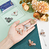 6Pcs 6 Styles Alloy Rhinestone Cabochons FIND-SC0009-45-3