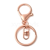 Alloy Keychain Clasp Findings KEYC-D050-03RG-1