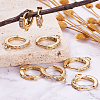 Eco-Friendly Brass Earring Hoops Findings KK-TA0007-40-20