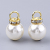 High Luster ABS Plastic Imitation Pearl Pendants RB-T011-01C-G-3