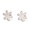 Non-Tarnish 201 Stainless Steel Stud Earring Findings STAS-G266-03P-1