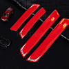 AHADERMAKER 4 Sets 2 Styles Waterproof Epoxy Resin Reflective film Car Stickers FIND-GA0003-47A-4