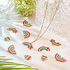 SUNNYCLUE 30Pcs 3 Style Alloy Enamel Pendants ENAM-SC0002-78-4