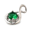 925 Sterling Silver Pave Cubic Zirconia Pendants STER-V001-03P-05-2