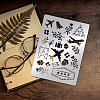 Travel Theme Custom Stainless Steel Cutting Dies Stencils DIY-WH0289-030-7