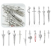 15Pcs 15 Styles Alloy Pendants FIND-YW0004-81-1