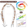   7Pcs 7 Colors Acrylic Chain Purse Bag Handle & Eyeglasses Chains AJEW-PH0001-57-2