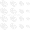 80Sets 4 Styles Resin Snap Buttons FIND-CY0001-44-1