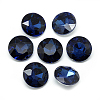Pointed Back Glass Rhinestone Cabochons RGLA-T029-8mm-14-1