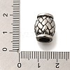 304 Stainless Steel European Beads STAS-G350-15AS-3