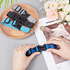   4Pcs 4 Style Nylon Adjustable Add-A-Bag Luggage Strap & Polyester Luggage Straps FIND-PH0007-06-WH-4