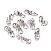 Tibetan Style Alloy Hook and S-Hook Clasps TIBE-I025-13AS-1