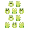 10Pcs 2 Styles Frog Silicone Beads JX693A-1