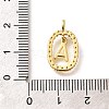 26Pcs Letter A~Z Brass Micro Pave Cubic Zirconia Pendants ZIRC-P123-01G-01-4