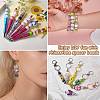 120Pcs Brass Rhinestone Spacer Beads FIND-SZ0003-70C-5