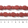 Fish Dyed Natural Lava Rock Beads Strands G-O126-01A-09-4