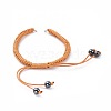 Adjustable Korean Waxed Polyester Cords Bracelet Making AJEW-JB00511-01-3