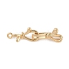 Brass Fold Over Clasps FIND-U017-16G-03-1