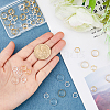 60Pcs 4 Style Brass Beads Frames KK-FH0005-31-3