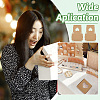 Square Kraft Paper Jewelry Storage Boxes CON-TAC0001-04B-8