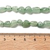 Natural Green Aventurine Nuggets Beads Strands G-L154-10-01-5