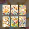 5Pcs Flower Scrapbook Paper Pads PW-WG9A6E9-02-1