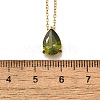 304 Stainless Steel Necklaces NJEW-R022-01G-08-5