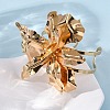 Alloy & Iron Cuff Bangles for Women BJEW-F501-01C-KCG-3