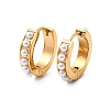 304 Stainless Steel Ring Hoop Earrings EJEW-K268-39G-4