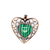 Retro Hollow Natural Malachite Pendants PW-WGAB5DC-11-1