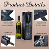 Non-Woven Fabric Wine Bottle Gift Tote Bags ABAG-WH0048-91-3