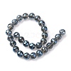 Transparent Electroplate Glass Beads Strands EGLA-N002-34E-F04-4